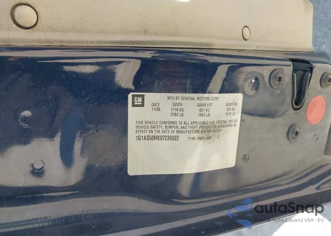 2009 Chevrolet Cobalt Ls z USA, uszkodzony, nr VIN 1G1AS58HX97236822